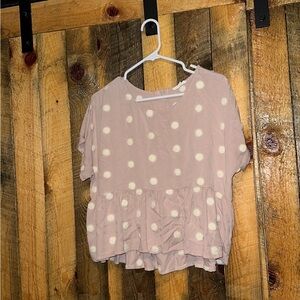 Polka dot top